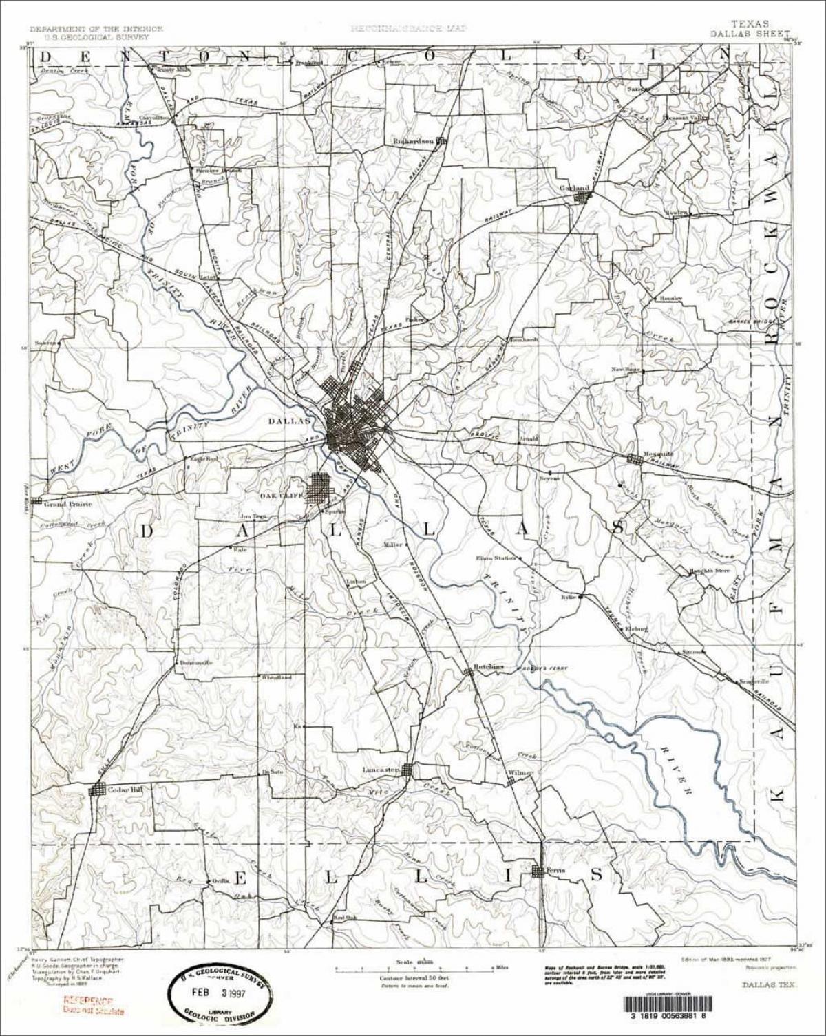 Dallas Texas mapa
