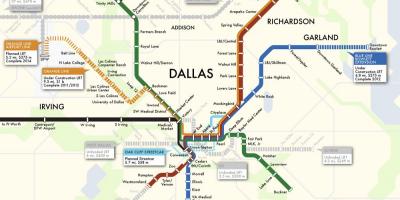 Mapa ng Dallas metro