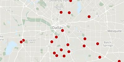 Dallas krimen mapa