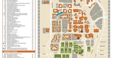 University ng Texas sa Dallas mapa